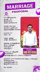 Permission granted by individual to publish this matrimonial profile