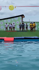 195K views · 2.2K reactions | Swimming pool balloon popping game | Amazing Fatman Show | Facebook