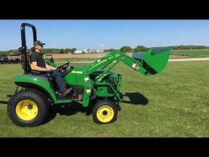John Deere 2032R with 220R Loader and Turf Tires