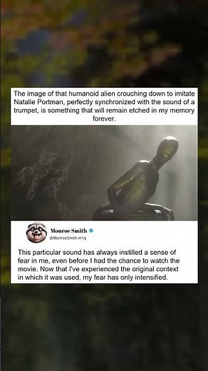 Alien Mimics Portman with Trumpet Sound