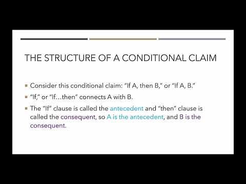 Sufficient Conditions and Necessary Conditions: Some Basics