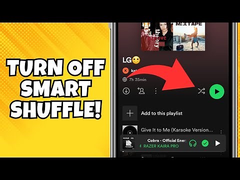 How To Turn On/Off Smart Shuffle In Spotify Permanently