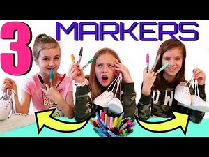 3 MARKER SHOE CHALLENGE!!!