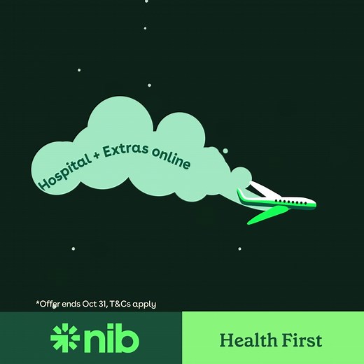 We're making it easier to live health first with up to $400 off* your policy*when joining a combined cover online with nib. Join by 31 Oct. T&Cs apply. | nib health | Facebook