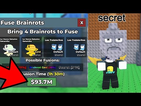 i fused 4 Secret Brainrot for the NEW SECRET (Steal a Brainrot)