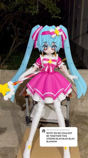 lifesized action figure miku retry now #vocaloid #初音ミク #hatsunemiku #shorts