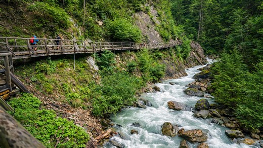 Groppensteinschlucht Austria waterfalls and gorge adventure (4K)
