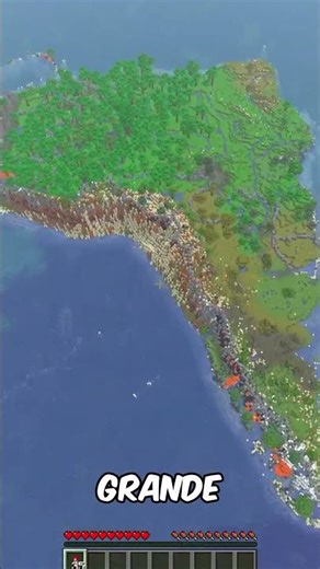 THE REALISTIC MINECRAFT MAP! 😱⛏️ #shorts