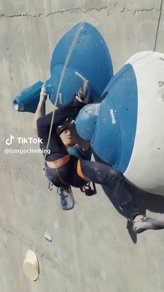 The worlds largest man made climbing wall 🤯 📸(IG): @rungne_gram Love this content? Follow @justgoclimbing 🪨 #justgoclimbing #climbing #rockclimbing #climb #bouldering