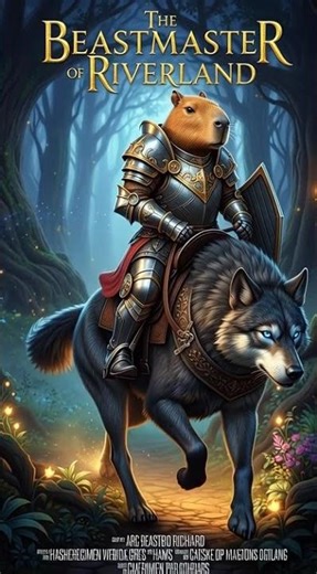 AI made capybara the hero of every movie #AI #Fantasy #Shorts