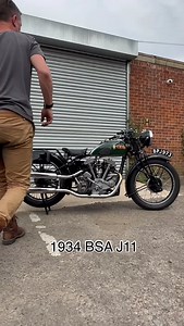 The greatest looking BSA ever made - what do you think ??🤔 Rolling out the BSA J11 , 500cc V Twin for a startup #classicmotorcycle #classicbike #vintagemotorcycle #oldmotorcycle #motorcyclephotography #bsa #vtwin | Classicbikeman