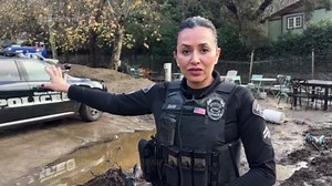 Mudslide submerges Southern California fire burn area