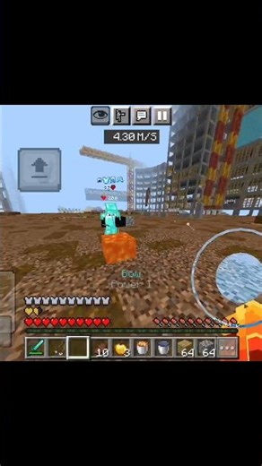 2v1 CRAZY BUILD UHC (Minecraft PE) - I ALMOST LOST IT ALL!