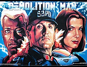ColorDMD Replacement Display for Demolition Man Pinball Machine