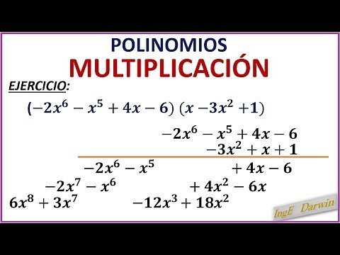 MULTIPLICACIÓN ENTRE POLINOMIOS