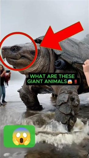 Top 5 Giant Animals That Went Extinct!! 😱🫨 #top5 #shorts