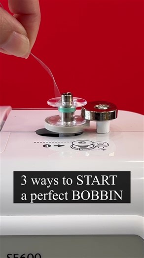 WAIT ✋ There’s more than one way to start a bobbin 🧵 Which one feels right to you? Description: Three simple ways to begin winding a bobbin, and they all give a neat start: 1️⃣ Wrap around 2️⃣ Hold the tail 3️⃣ Up the tiny hole Down the center Most of us learn one method and stick with it, but it’s fun to see the different ways sewists and quilters do the same step. Which one is your go-to method — 1, 2, or 3? Follow for more sewing & quilting tips, save to try later, and share with a friend wh