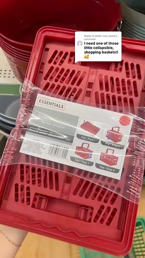 NEW Dollar Tree $1.50 Shopping Baskets?! 😱 #dollartreefinds | Dollar Tree Dollie