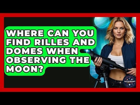 Where Can You Find Rilles And Domes When Observing The Moon? - Astronomy Made Simple