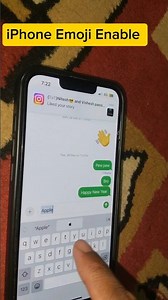 Apple👉  emoji kaise enable kre