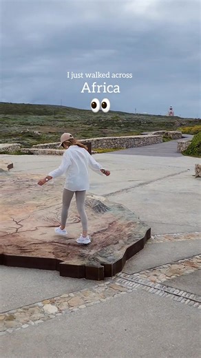 😜🤣... Yip, I did! Across the map of Africa at Cape Agulhas... 🌍 ever been there? #mapofafrica #travelwithme #fblifestyle #southafrica #capeagulhas #wheretheoceansmeet #africa | Girl on the Go