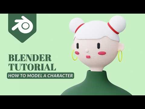 How to Model a Girl Character in Blender | Full Step-by-Step Tutorial