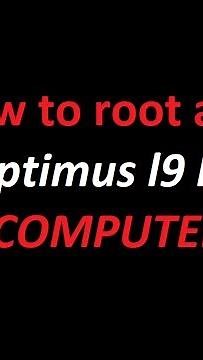 How to Root LG Optimus L9 P769 NO COMPUTER!