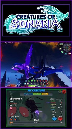 Enthomen V.S. Parahexilian / Creatures of Sonaria | Roblox