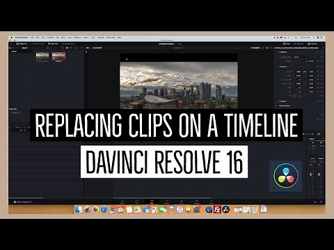Replacing a Clip on a Timeline | Davinci Resolve 16