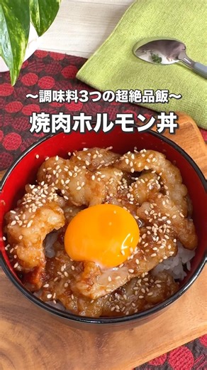 白米止まるわけがない。究極の焼肉ホルモン丼