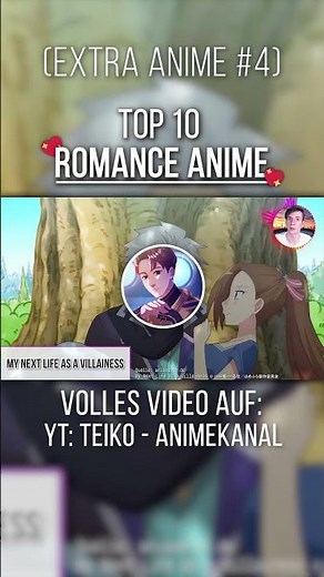 Top 10 Romance Anime (Deutsch / German) - Extra Anime 4 | #shorts #anime
