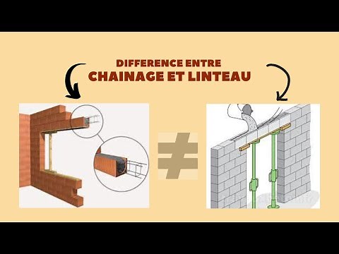 03 Différences Entre Les Chainages Et Les Linteaux