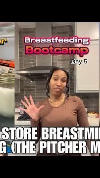 The Pitcher Method For Storing Breastmilk (AM vs PM milk) | Breastfeeding Bootcamp Day 5