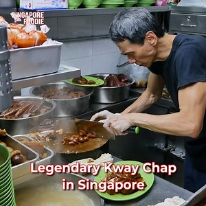 6.7M views · 86K reactions | Street food: Singapore's most legendary Kway Chap | Singapore Foodie | Facebook