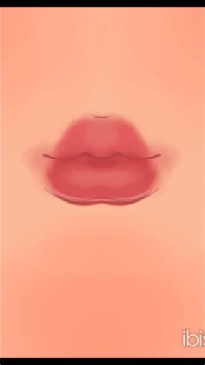tutorial bibir dan kuas#fyppppp0#bibir Ibis paint x