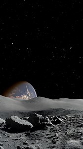 Earthrise Over the Moon Earth… our only home, seen from the Moon. 🌍✨ From this distance, you realise how tiny, fragile and unique our planet truly is.A mysterious fact: Earth is the only place in the known universe where life exists and the Moon is the only place where humans have walked outside Earth. #space #SpaceX #NASA #fblifestyle | Nighttime.Adventures