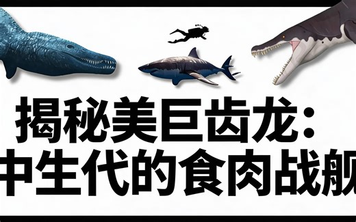 [中配]揭秘美巨齿龙：中生代的食肉战舰 - Vividen: Paleontology Evolved