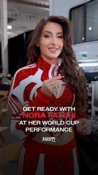 Nora Fatehi’s BTS Moments Before Opening the FIFA World Cup 2026