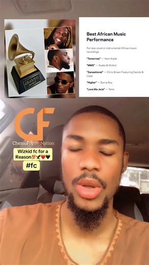 Winning the Grammy Award: A Dream of Wizkid FC