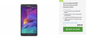 Verizon Galaxy Note 4 Developer Edition now available from Samsung for $699