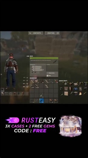 @rust.gamer0 on Instagram: "#rustfunnymoments #rustgamer #reels #rustgameplay #rustplayer #rustgaming #viralvideos #rustmemes #rustfunny #rust Sign up now for 3x free cases + 2 free gems with code: FREE' Check the Link in bio"