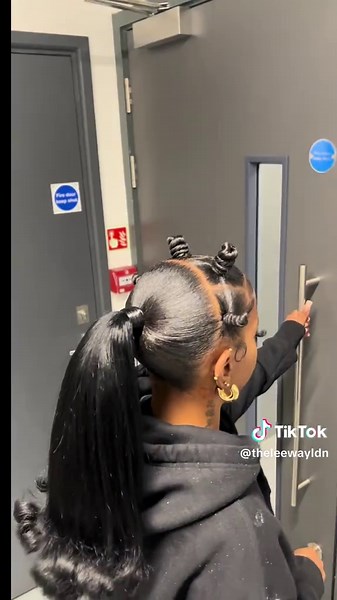 Stunning Bantu Knot Ponytail Tutorial for Beginners