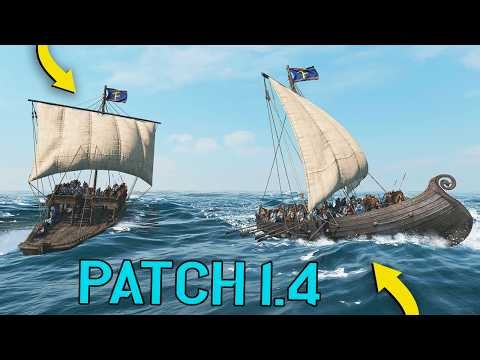 Trying Out Both NEW SHIPS Added in Bannerlord Patch 1.4
