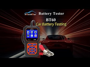 How to test your car battery by DonosHome Battery Tester BT60