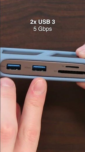 The Ultimate USB-C Dock — Uni Pro 8-in-1 Hub #usbc #usb #desksetup #techshorts