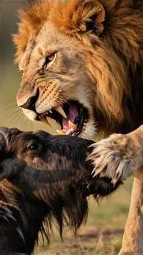 Lion Power Unleashed: The Explosive Muscle Secrets Behind Their Strength #shorts