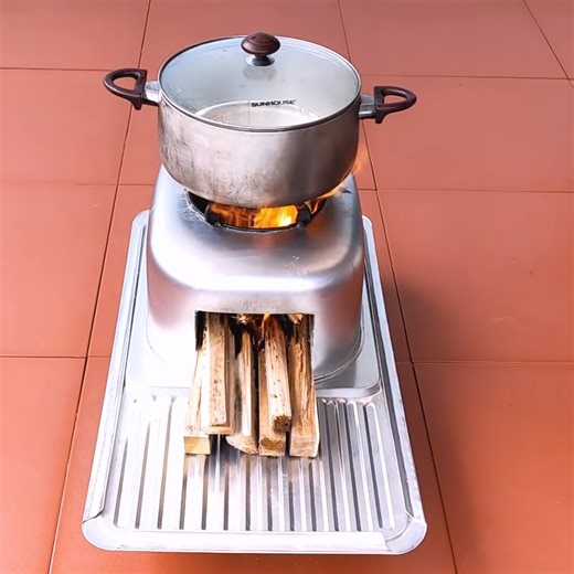 The idea of making wood stove from a sink and cement. | Random Crafts DIY