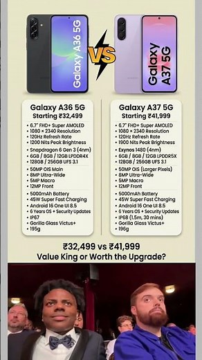 Samsung A36 vs Samsung A37 ⚔️ Which is Better?