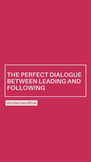 Miriam Lea on Instagram: "Many beginners feel anxious about one thing: the roles. Leaders fear not being “clear enough.” Followers fear being “too heavy” or misreading intention. Tango works when both roles follow the same principles: constant tone, steady contact, shared music, stability, and simplicity. Leaders: you don’t need force — just clarity. Followers: you don’t need to guess — just stay in your axis and respond. When both play the same game, tango flows. Which role is harder for you ri