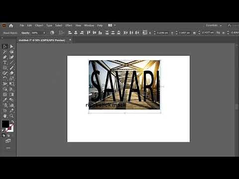 How to Mask Text in Illustrator Using Clipping Masks